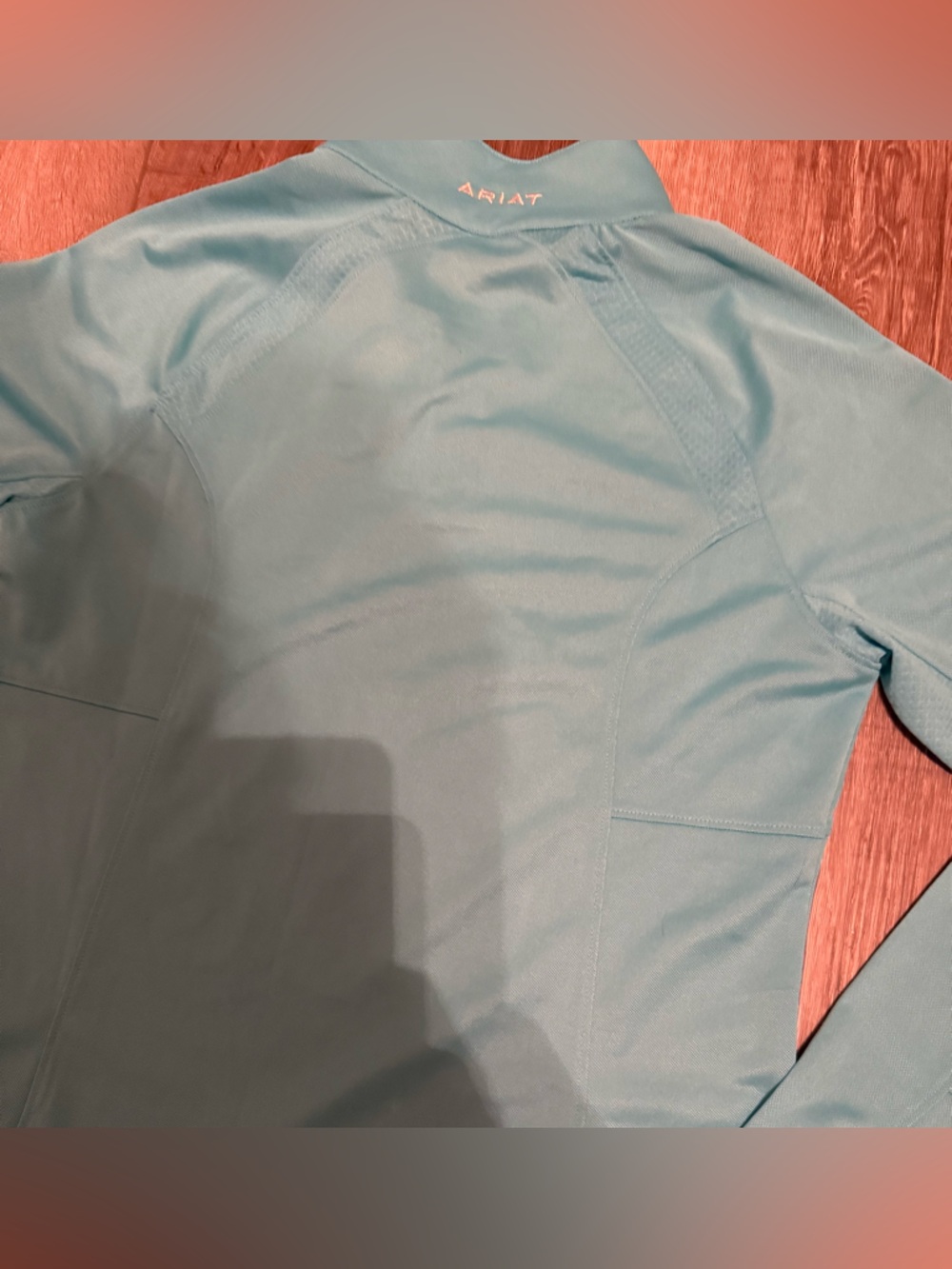 Ariat Teal Youth Zip-Up Performance Jacket - Picture 4 of 5